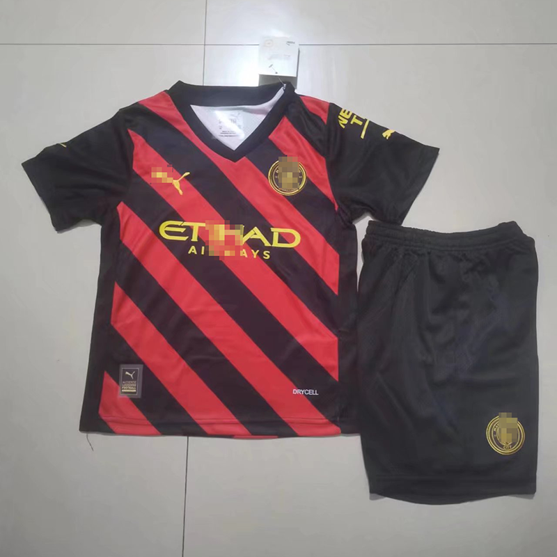 Camiseta Manchester City 2022/2023 Away Niño Kit
